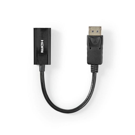 Nedis DisplayPort Cable - DisplayPort Male, HDMI Output, 4K@30Hz, Black - Tag