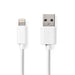 Nedis Lightning Cable - USB 2.0, Apple Lightning 8-Pin, USB-A Male, White - Tag