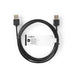 Nedis USB Cable - USB 2.0, USB-A Male, USB-A Male, Black - Tag