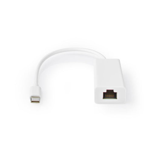 Nedis USB Adapter - USB 3.2 Gen 1, USB-C Male, RJ45 Female, White - Tag