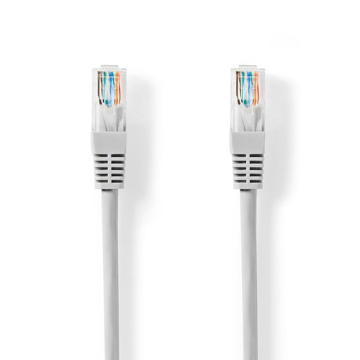 Nedis CAT5e Cable - U/UTP, RJ45 Male, RJ45 Male, Grey - Tag