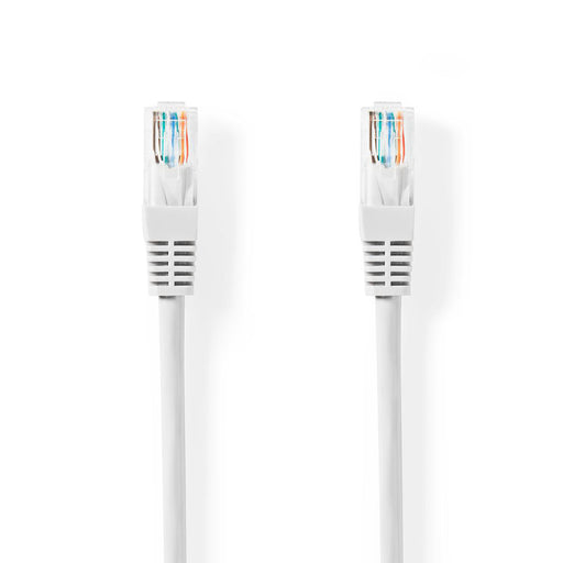 Nedis CAT5e Cable - U/UTP, RJ45 Male, RJ45 Male, White - Tag