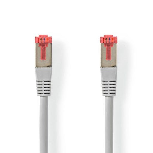 Nedis CAT6 Cable - RJ45 Male, RJ45 Male, S/FTP, Grey - Tag