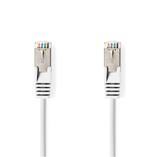 Nedis CAT6a Cable - SF/UTP, RJ45 Male, RJ45 Male, White - Tag