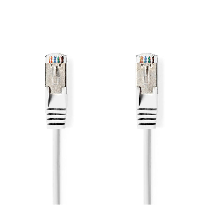 Nedis CAT6a Cable - SF/UTP, RJ45 Male, RJ45 Male, White - Tag