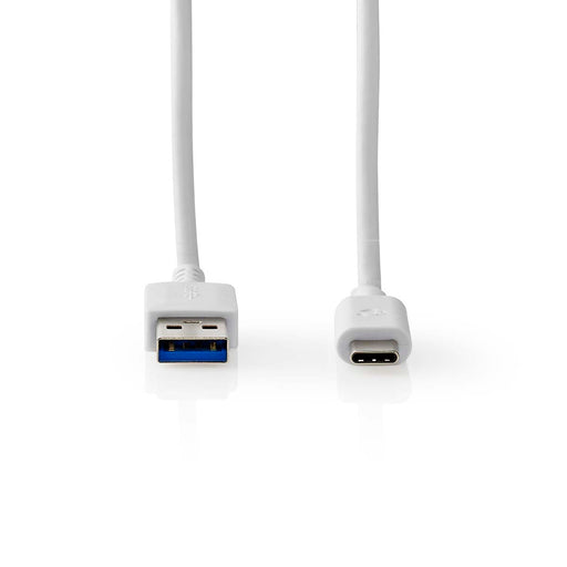 Nedis USB Cable - USB 3.2 Gen 1, USB-A Male, USB-C Male, White - Box