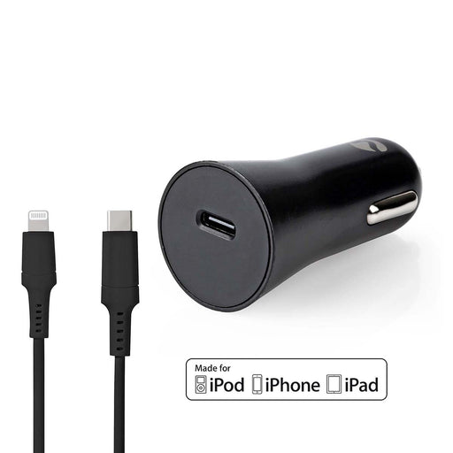 Nedis Car Charger - 1,67 A / 2,22 A / 3,0 A, Number of outputs: 1, Port type: 1x USB-C, Automatic Voltage Selection - PD3.0 20W