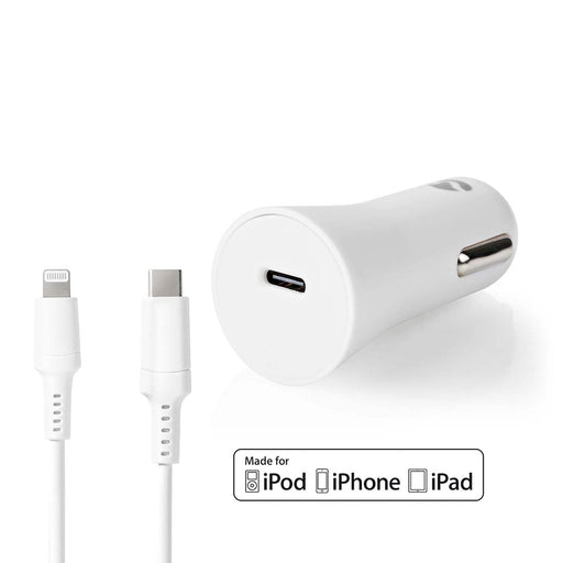 Nedis Car Charger - 1,67 A / 2,22 A / 3,0 A, Number of outputs: 1, Port type: 1x USB-C, Automatic Voltage Selection - PD3.0 20W