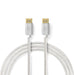 Nedis DisplayPort Cable - DisplayPort Male, DisplayPort Male, 8K@60Hz, Silver - Cover Window Box