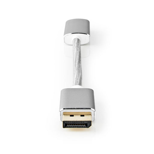 Nedis DisplayPort Cable - DisplayPort Male, HDMI Output, 4K@60Hz, Silver - Cover Window Box