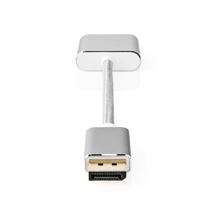 Nedis DisplayPort Cable - DisplayPort Male, DVI-D 24+1-Pin Female, 1080p, Silver - Cover Window Box