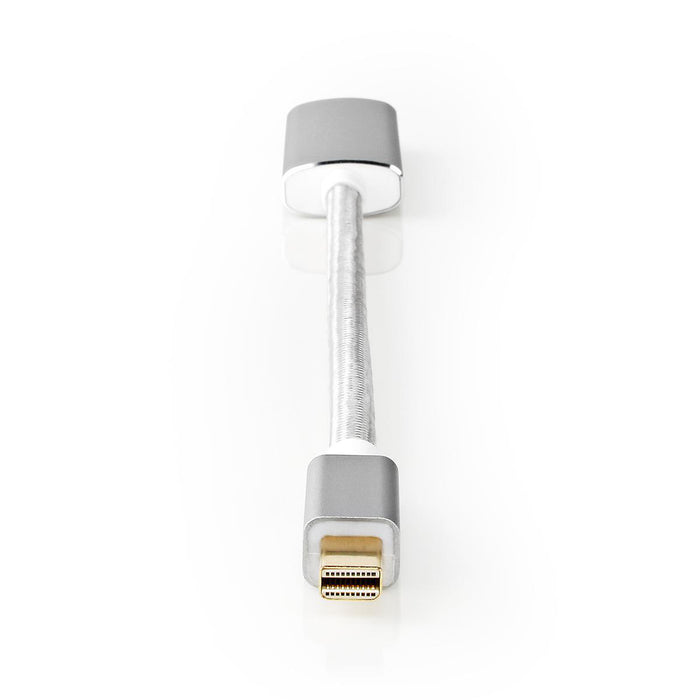 Nedis Mini DisplayPort Cable - DisplayPort 1.2, Mini DisplayPort Male, HDMI Output, Silver - Cover Window Box