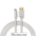 Nedis Lightning Cable - USB 2.0, Apple Lightning 8-Pin, USB-A Male, Aluminium - Cover Window Box