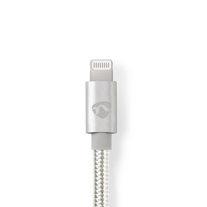 Nedis Lightning Adapter - Apple Lightning 8-Pin, 3.5 mm Male, Gold Plated, Round - Nylon