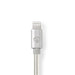 Nedis Lightning Adapter - Apple Lightning 8-Pin, 3.5 mm Male, Gold Plated, Round - Nylon