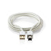 Nedis USB Cable - USB 2.0, USB-A Male, USB-B Male, Aluminium - Cover Window Box