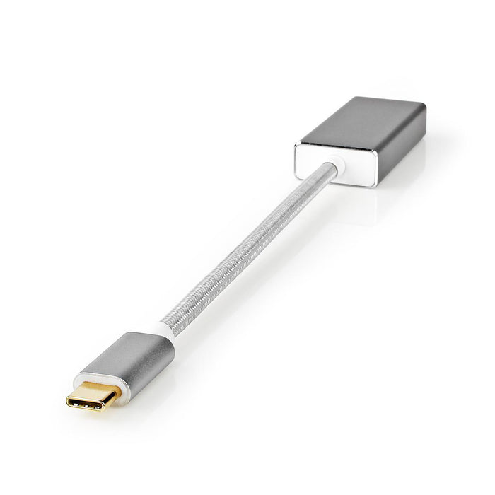 Nedis USB Adapter - USB 3.2 Gen 1, USB-C Male, Mini DisplayPort Female, Silver - Cover Window Box