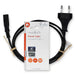 Nedis Power Cable - Euro Male, IEC-320-C7, Straight, Black - Label