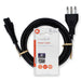 Nedis Power Cable - Italy Male, IEC-320-C5, Straight, Black - Label