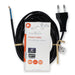 Nedis Power Cable - Euro Male, Open, Straight, Black - Label