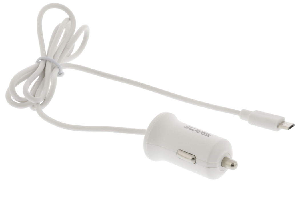 Sweex Car Charger 2.4 A Micro USB White