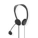 Nedis PC Headset - On-Ear, Stereo, 2x 3.5 mm, Fold-Away Microphone - Black