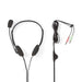 Nedis PC Headset - On-Ear, Stereo, 2x 3.5 mm, Fold-Away Microphone - Black