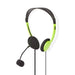 Nedis PC Headset - On-Ear, Stereo, 2x 3.5 mm, Fold-Away Microphone - Green