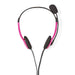 Nedis PC Headset - On-Ear, Stereo, 2x 3.5 mm, Fold-Away Microphone - Pink