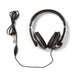 Nedis PC Headset - Over-Ear, Stereo, 2x 3.5 mm, Fold-Away Microphone - Black