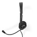 Nedis PC Headset - On-Ear, Stereo, USB Type-A / USB Type-C, Fold-Away Microphone - Black