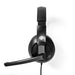 Nedis PC Headset - Over-Ear, Stereo, USB Type-A / USB Type-C, Fold-Away Microphone - Black