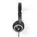 Nedis PC Headset - On-Ear, Stereo, USB Type-A / USB Type-C, Fold-Away Microphone - Black