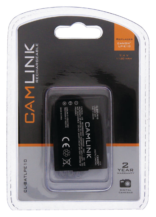 Camlink Rechargeable Lithium-Ion Camera Battery 7.4 V 1120 mAh