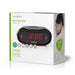 Nedis Digital Alarm Clock Radio - LED Display, Time projection, AM / FM, Number of alarms: 2 - Black