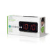 Nedis Digital Alarm Clock Radio - LED Display, 1x 3.5 mm Audio Input, Time projection, Number of alarms: 2 - Black