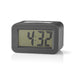 Nedis Digital Desk Alarm Clock - Backlight LCD, 3.5 cm, Backlight, No - Grey / White