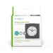 Nedis Analogue Desk Alarm Clock - Snooze function - Backlight - Grey / White, 