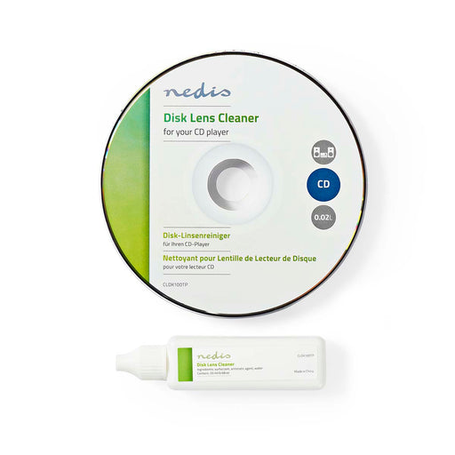 Nedis Disc Lens Cleaner - Cleaning Disc - 20 ml - CD Player, 