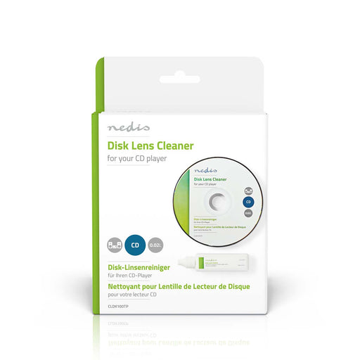 Nedis Disc Lens Cleaner - Cleaning Disc - 20 ml - CD Player, 