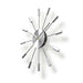 Nedis Wall Clock - Diameter: 340 mm - Metal - Silver, 