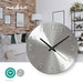 Nedis Wall Clock - Diameter: 300 mm - Metal - Silver, 