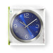 Nedis Wall Clock - Diameter: 300 mm - Stainless Steel - Blue / Silver, 