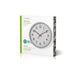 Nedis Wall Clock - Diameter: 300 mm - Plastic - Silver / White, 