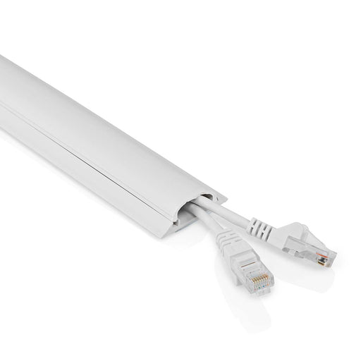 Nedis Cable Management - Duct, 1 pcs, Maximum cable thickness: 16 mm, PVC - White