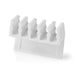 Nedis Cable Management - Cable Clip, Click and Go, 2 pcs, Polypropylene - White