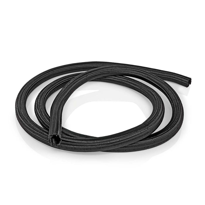 Nedis Cable Management - Sleeve, 1 pcs, Maximum cable thickness: 15 mm, Nylon - Black