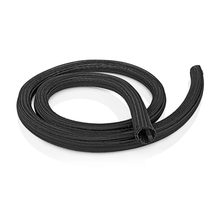 Nedis Cable Management - Sleeve, 1 pcs, Maximum cable thickness: 30 mm, Nylon - Black