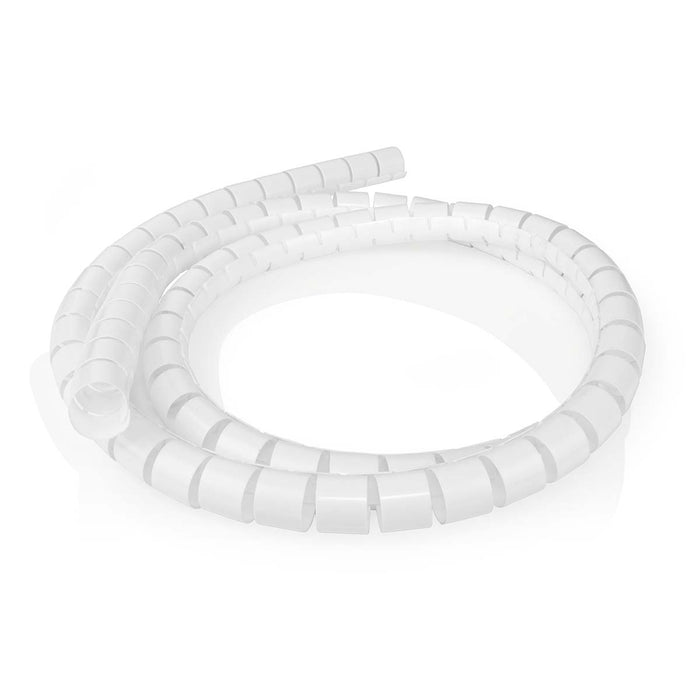 Nedis Cable Management - Spiral Sleeve, 1 pcs, Maximum cable thickness: 32 mm, PE - White