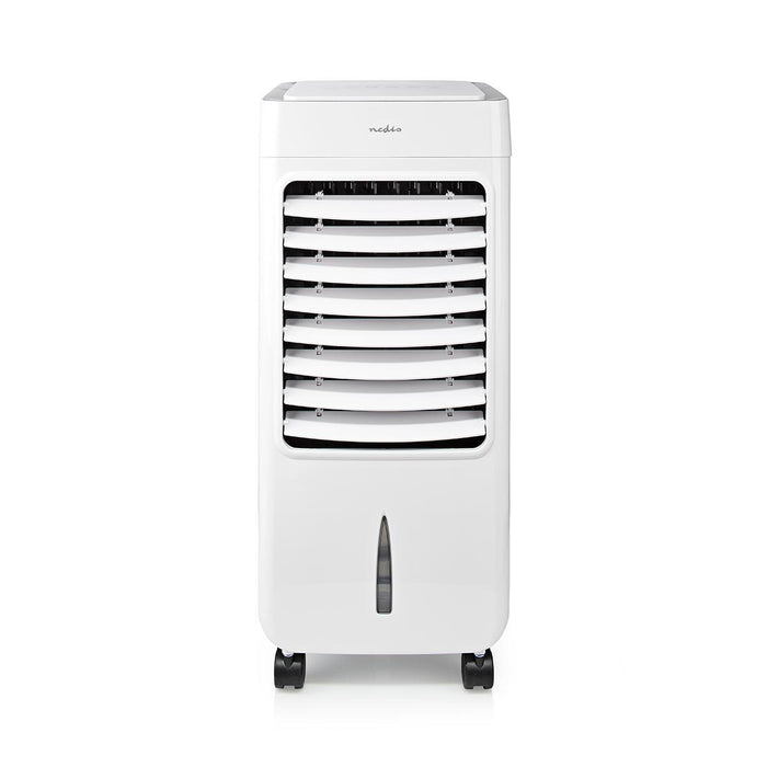 Nedis Mobile Air Cooler - Watertank capacity: 6 l, 3-Speed, 300 m³/h, Shut-off timer - Ionizing function